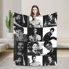 Stiles Teen Wolf Vintage Flanelldecken Dylan O'Brien Lustige Überwurfdecke für Bett Sofa Couch 200x150cm Tagesdecke,