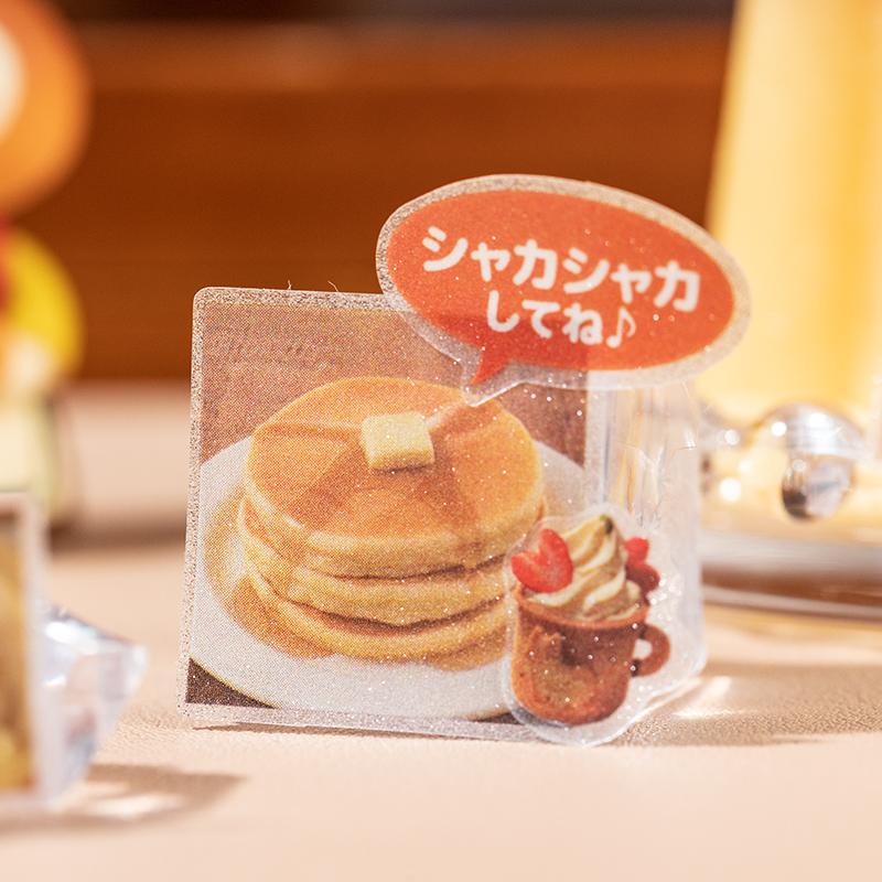 4 Style Sparkling Sand PET Sticker Pack Notebook Background Sticker DIY Decorative Stickers for Phone Case Computer Diary Cup