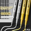 5Pcs Permanent Metallic Marker Pen Waterproof Permanent Paint Marker Pen For Rock Mug Ceramic Glass DIY Painting Supplies