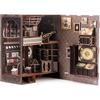 CRESYMME Miniature Dollhouse Book Nook Kit Wooden DIY 3D Model Astronomy Museum