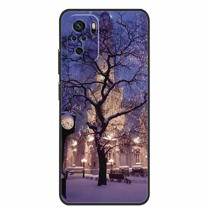 Für Xiaomi Poco M5s Hülle Luxus TPU Weiches Silikon Handy Rückseite für PocoM5s Stoßfest Blumen Niedliche Cartoon Blumen Neue Hülle