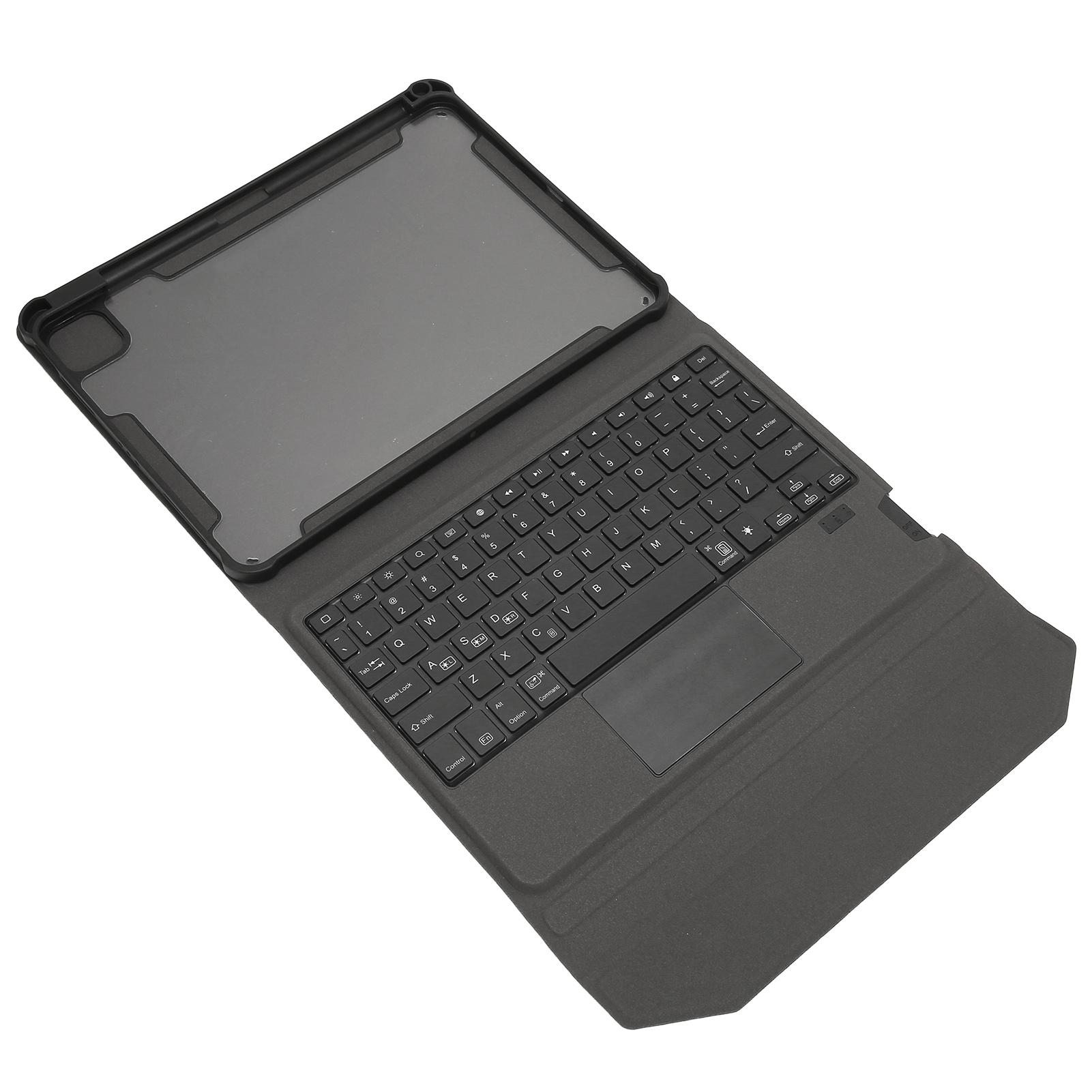 

Съемный чехол с беспроводной клавиатурой, 360-градусная защита, магнитная 7-цветная подсветка для планшета IOS