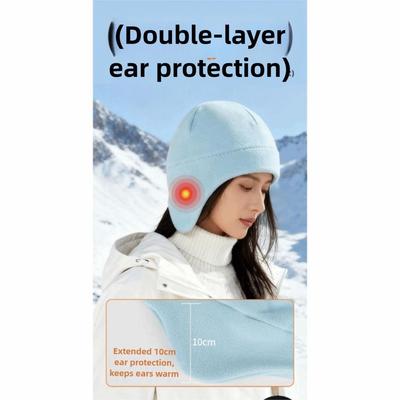 Bicycle Riding Polyester Ear Protection Cap Coldproof Parent Child Beanie Windproof Design Multiple Colors Headwrap Hat Skiing