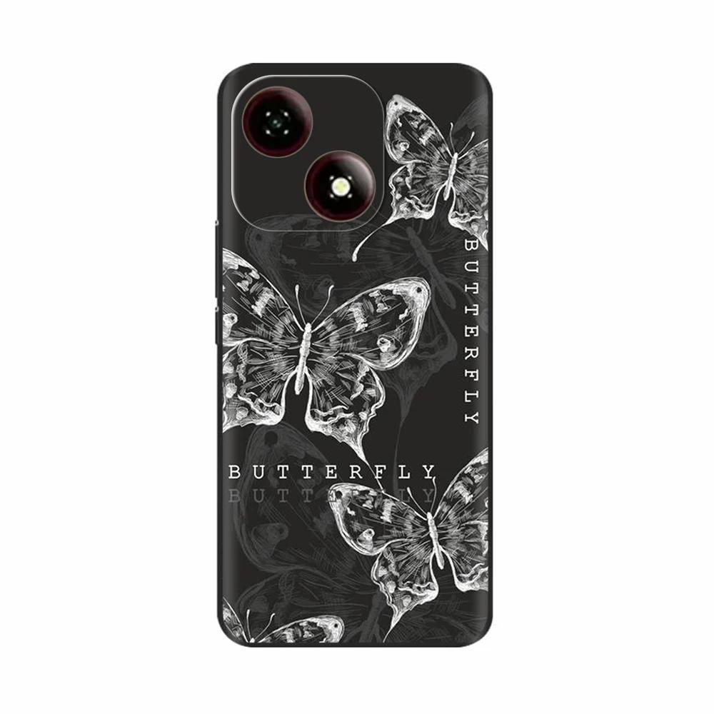 Stoßfeste Hülle für ZTE Blade A35e Z2466 Hülle Cartoon Silikon Stoßfänger Weiche Handyhülle für ZTE Blade A35 A35e A55 A75 Rückseite