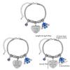 Stitch Cartoon-Figur Herz Graviertes Metallarmband Zum Verschenken Und Für Frauen Männer