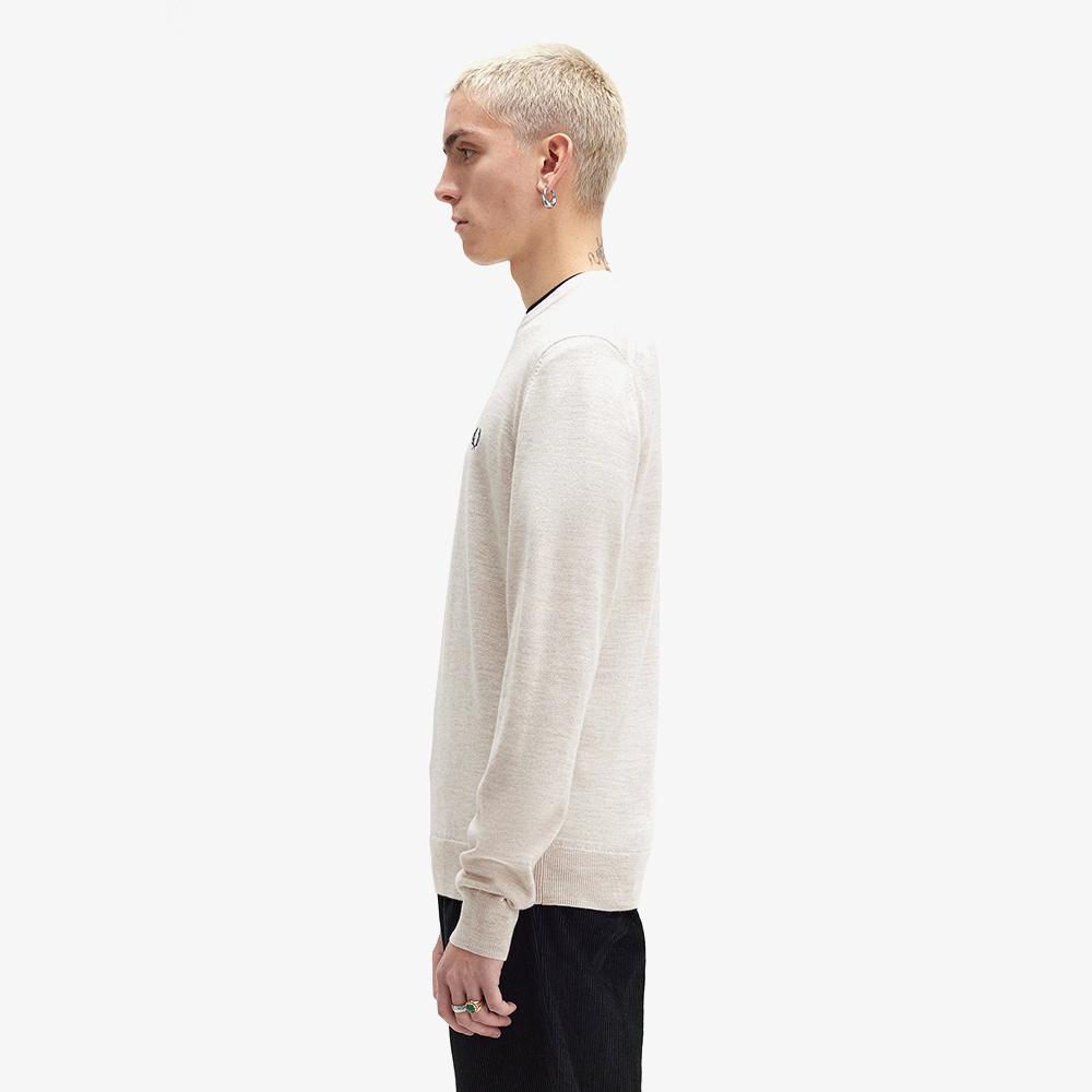 Fred Perry [Baseline] Classic Crew Neck Merino Wool Knit (X23) Afpm2439601-X23