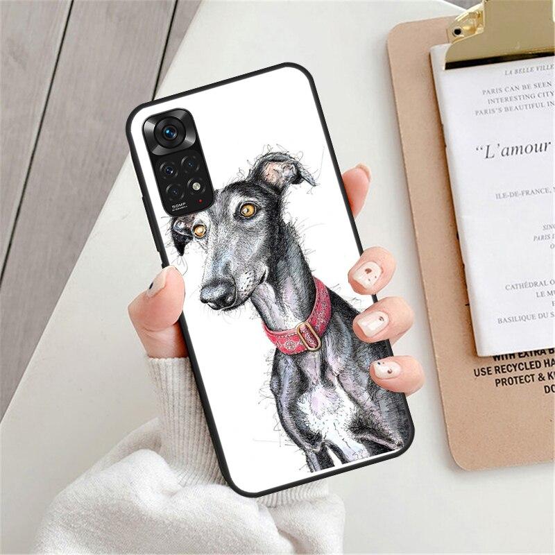 Galgo Greyhound Hund Hülle Für Xiaomi Redmi 9 10 9C 10A 10C Hülle Für Redmi Note 7 8 9 10 11 Pro 8T 9S 10S 11S