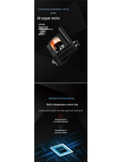 Leise Tauchpumpe für Aquarien und Schildkrötenbecken - Effiziente Wasserzirkulation und Kotabsaugung