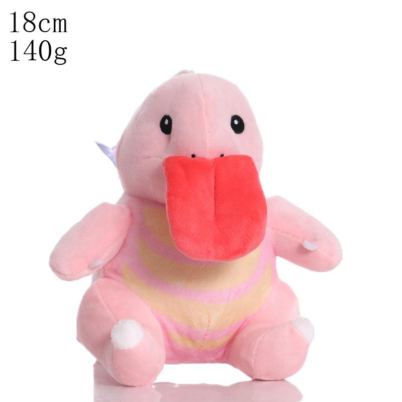 Gengar, Psyduck, Charizard, Mewtwo, Eevee, and Snorlax Pokémon Plush Toys Collection