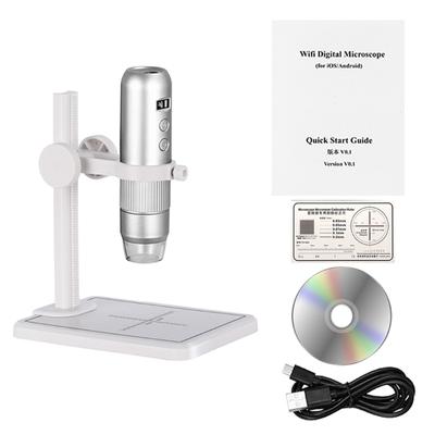 Microscópio Digital USB LCD 2MP 1000x Wifi Microscópio para Celular Suporte Ios An-droid Pc Microscópio de Vídeo