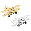 Metal Airplane Decoration Middle Size Iron Airplane Desktop Decoration for Home and Office