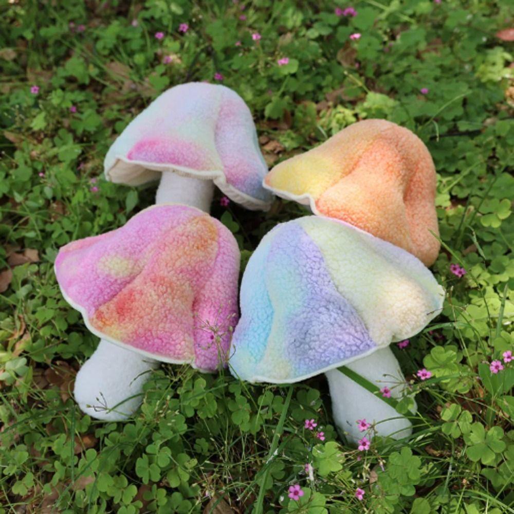 

Mushroom Mushroom Stuffed Dolls Pillow Mushroom Head Pillow Mushroom Plush Toy Sofa Decor B