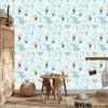 Wallpaper Castle dragons and knights from a fairy tale for the living room and bedroom 50x1000