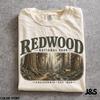 Redwood National Park Shirt, Vintage California Forest Tee, Giant Sequoia Nature Tshirt, Hiking Camping Adventure Gift