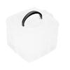 3‑Tier Demountable Plastic Storage Box Clear Portable Tools Toys Container with 18 Grids