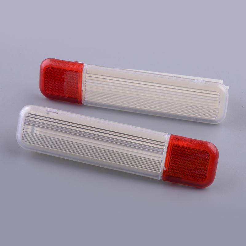 

15021517 15021518 1 Pair Door Panel Courtesy Light Lens Plastic Fit for Chevrolet GMC Cadillac 2006 2005 2004 2003 2002 2001