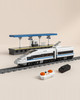 MOULD KING Blocs de construction de Train CRH, technique RC, voie ferrée électrique, briques pour enfants, jouets, cadeaux de noël, cadeau d'anniversaire, 12021