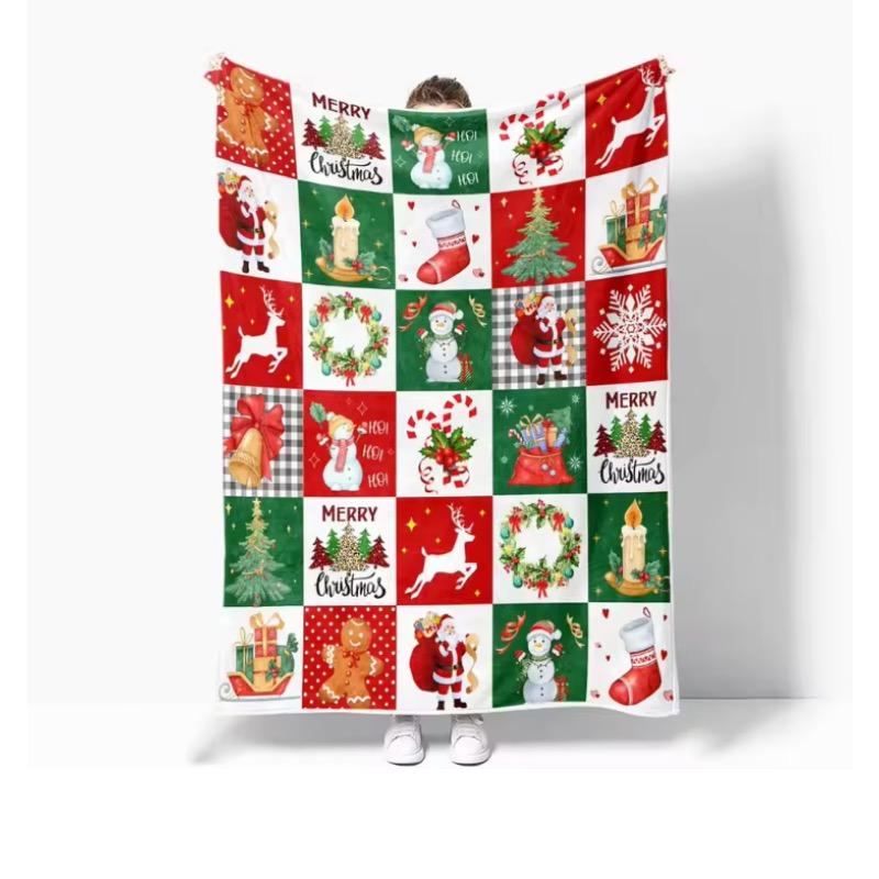 Weihnachtsdecke Winter Schneeflocke Feiertag Weihnachten Überwurfdecke Weihnachten Weihnachtsmann Decken Schneeflocke Weihnachten Überwurfdecken