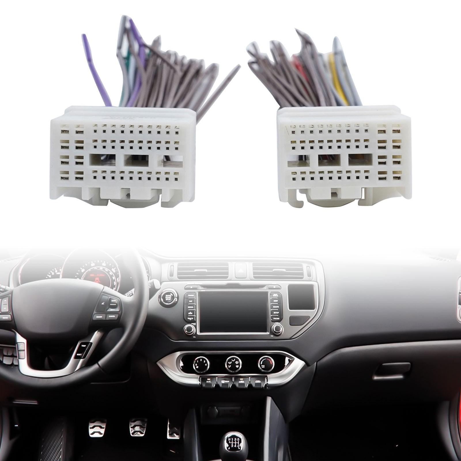 

Простой и удобный адаптер жгута проводов для автомобильной стереосистемы для KIA 35Pin+38Pin