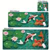 Yin-Yang Koi Fish Mouse Pad Desk Mousepad Cute HD Deskmst Extended Gaming Keyboard Mats Large 100x50cm XXL Gamer Mousepads