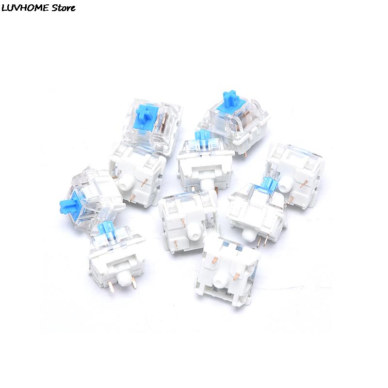 10Pcs Original Cherry MX Mechanical Keyboard Switch Axis Shaft Switch RGB blue