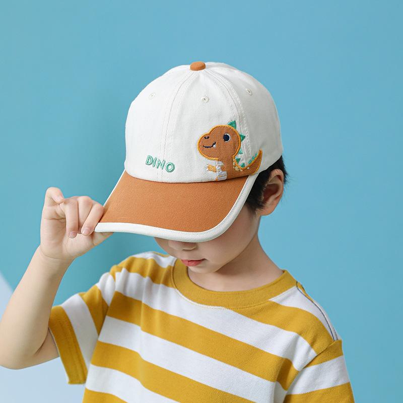 1100 New Children's Hats Boys and Girls Sunshade Baseball Caps Spring and Summer Cartoon Cute Sunscreen Peaked Caps