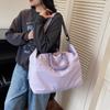 Expandable large-capacity travel bag women's short-distance fashion hand luggage bag swimming storage bag sports fitness bag men