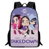 Kpop Witch Hunter School Bag 3D Digital Printing Backpack Children'S Cartoon Backpack