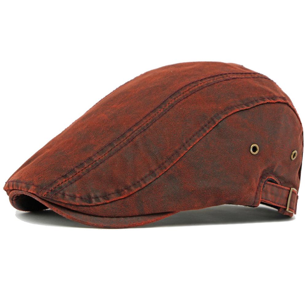HT4904 Beret Cap New Spring Autumn Hats for Men Women Artist Painter Beret Hat Cotton Ivy Flat Cap Male Female Adjustable Berets