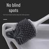 Wall-Mounted Soft Bristle Toilet Brush with Long Handle for Easy Bathroom Floor Cleaning