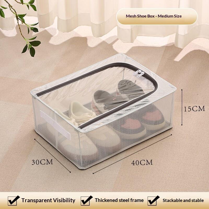 

Transparent Shoe Storage Box Sports Shoes And High Heels Storage Box That Can Be Placed Under The Bed
