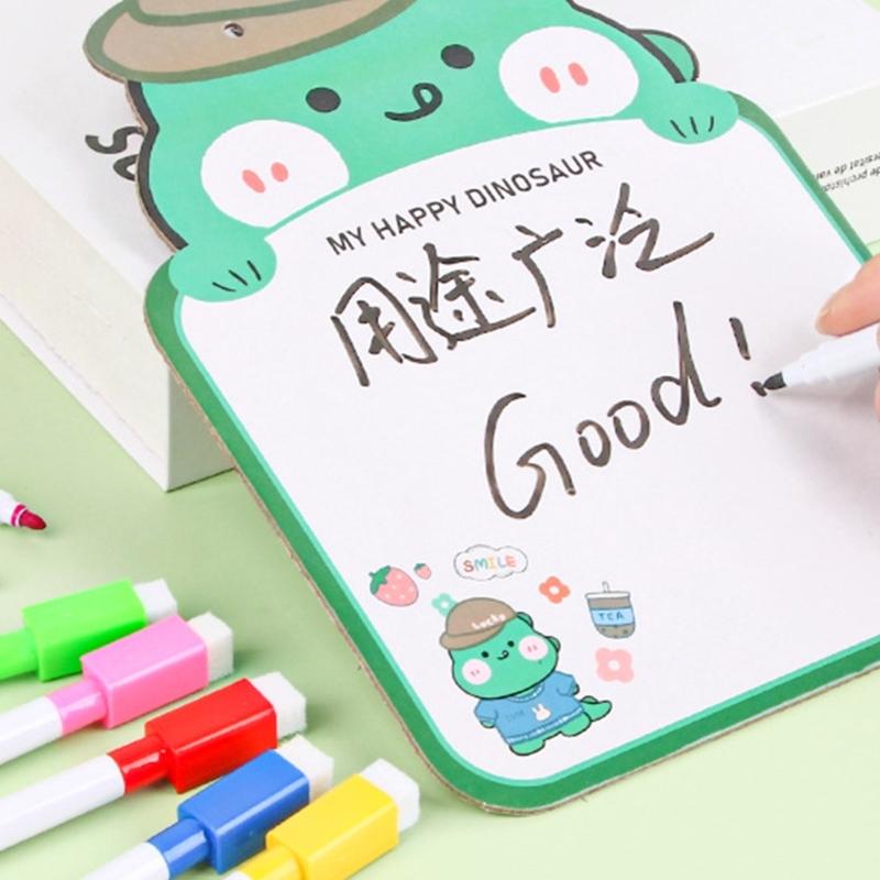 20 Pcs Whiteboard Pens Quick-Drying Whiteboard Markers Erase Marker with Eraser Caps for Office School and Home Use