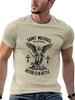 Saint Michael ArchangelDefend Us In BattleDesign with Crosses Wings100 Cotton Oneck Short Sleeve Printed Unisexs Tshirt