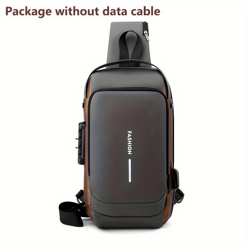 

Функциональная нейлоновая сумка на грудь, спортивная сумка через плечо, сумка-слинг унисекс для телефона через плечо серый