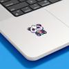 Cute Panda Bear with Coffee Sticker Durable for Laptop, Car, Luggage, Skateboard & More - Perfect for Teens, Adults, Creative Decor & Gifting