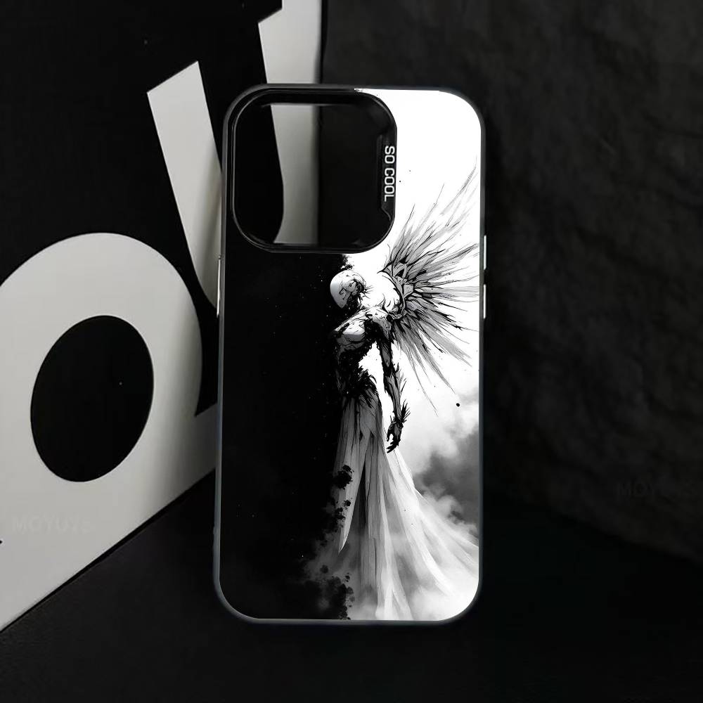 

G-Готичний Кібер Сигіл Чохол для Телефону Для iPhone 17,16,15,14,13,12,11 Plus,Pro Max,XS,Кольоровий Сріблясто-Чорний Чохол iPhone16plus