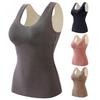 Thermal Underwear Women's Seamless Winter Plus Velvet Thickened Autumn and Winter Vest Double-sided Brushed Bottoming Shirt with Chest Pad