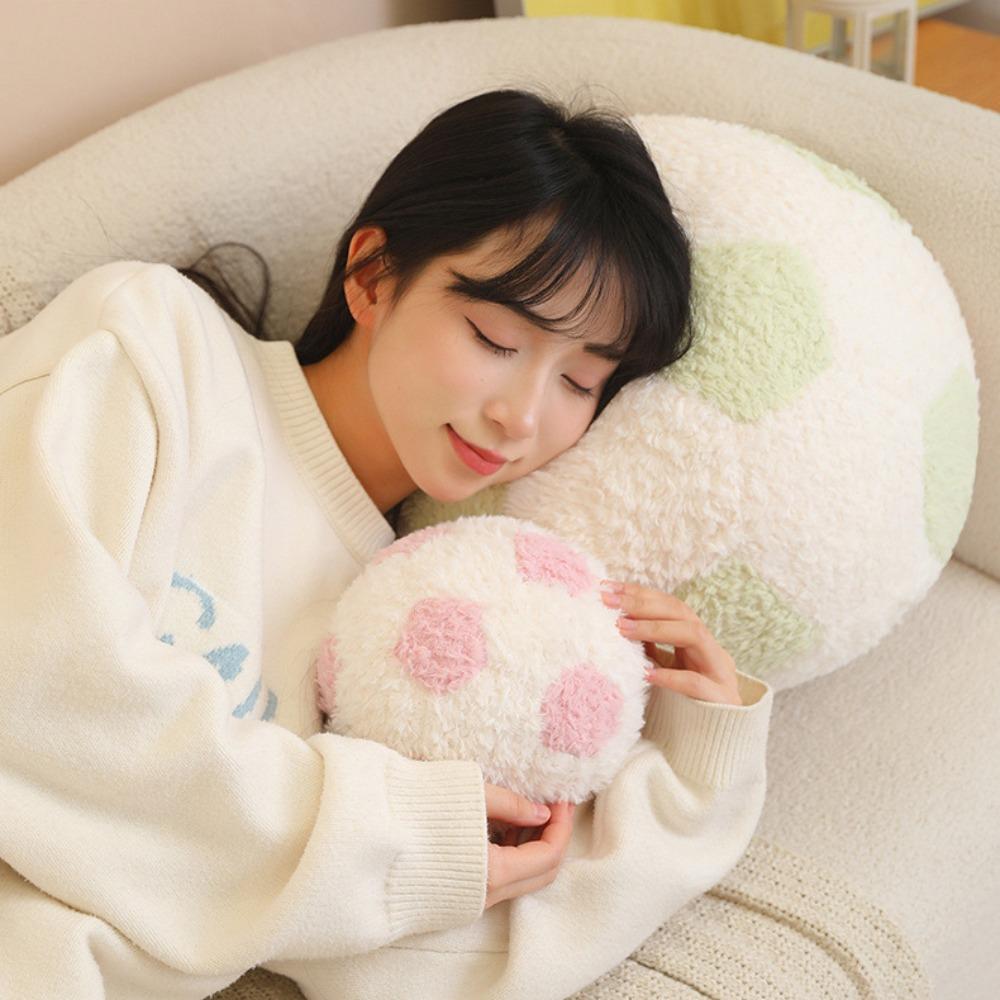 Simulation Soccer Ball Throw Pillow Cushion Sports Ball Stuffed Doll  Kid Girl Boy