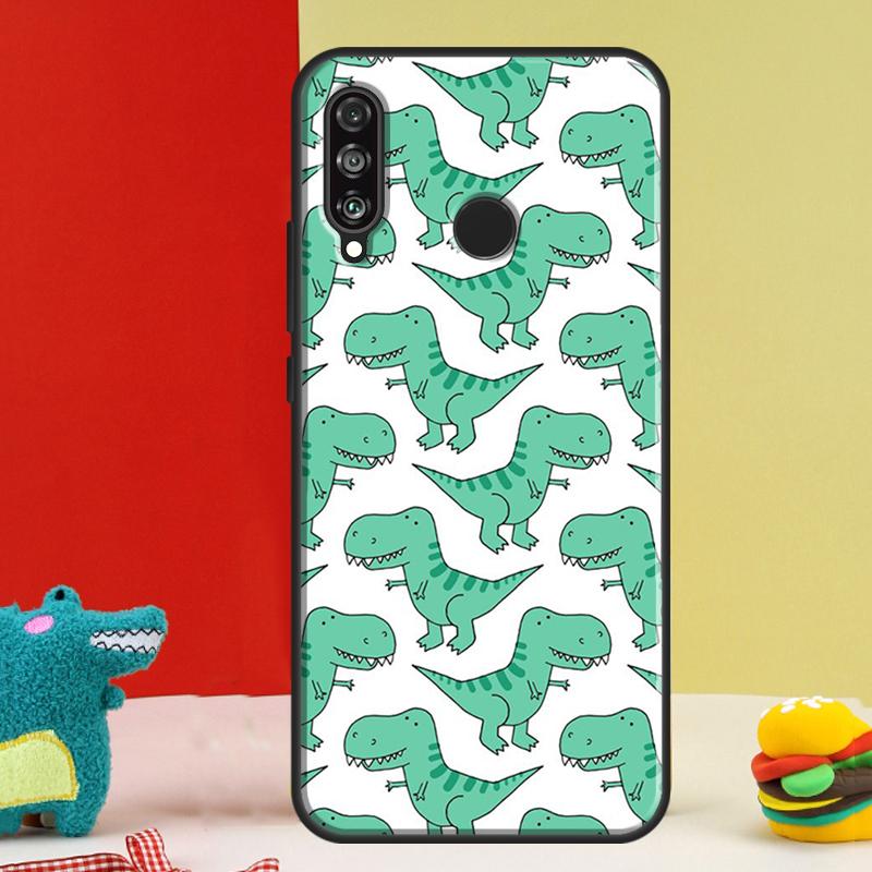 Cute Dinosaur Baby For Huawei Nova 9 10 SE 12i 12s 11i 5T Y91 Y90 Y60 Y70 Y72 Y61 P60 Pro P20 P30 P40 Lite Case