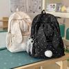 Schultasche Cartoon Ins Niedlicher Stern Rucksacktasche Damen Nischen-Design Große Kapazität Schüler-Schultasche Mode Vielseitiger Rucksack