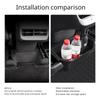 Rear Seat Storage Box for Tesla Model Y Organizer Center Console B Backseat Trash Can Garbage Bag Under Seat Tray Accessories