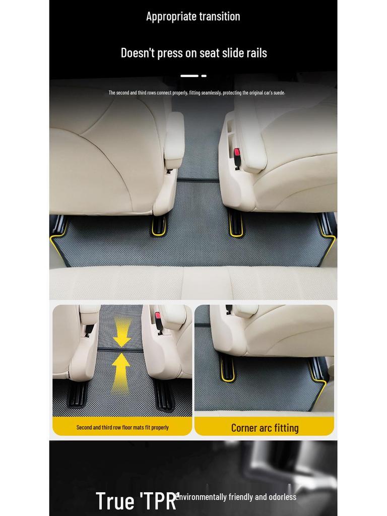 2025 NIO Letao L90 Carbon Fiber TPR Floor Mats - Full Surround, Easy Installation