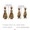 New Arrivals Fashion Gothic Dark Black Gold Silver Two Bat Pendant Dangle Earrings for Women Halloween Party Jewelry Gifts
