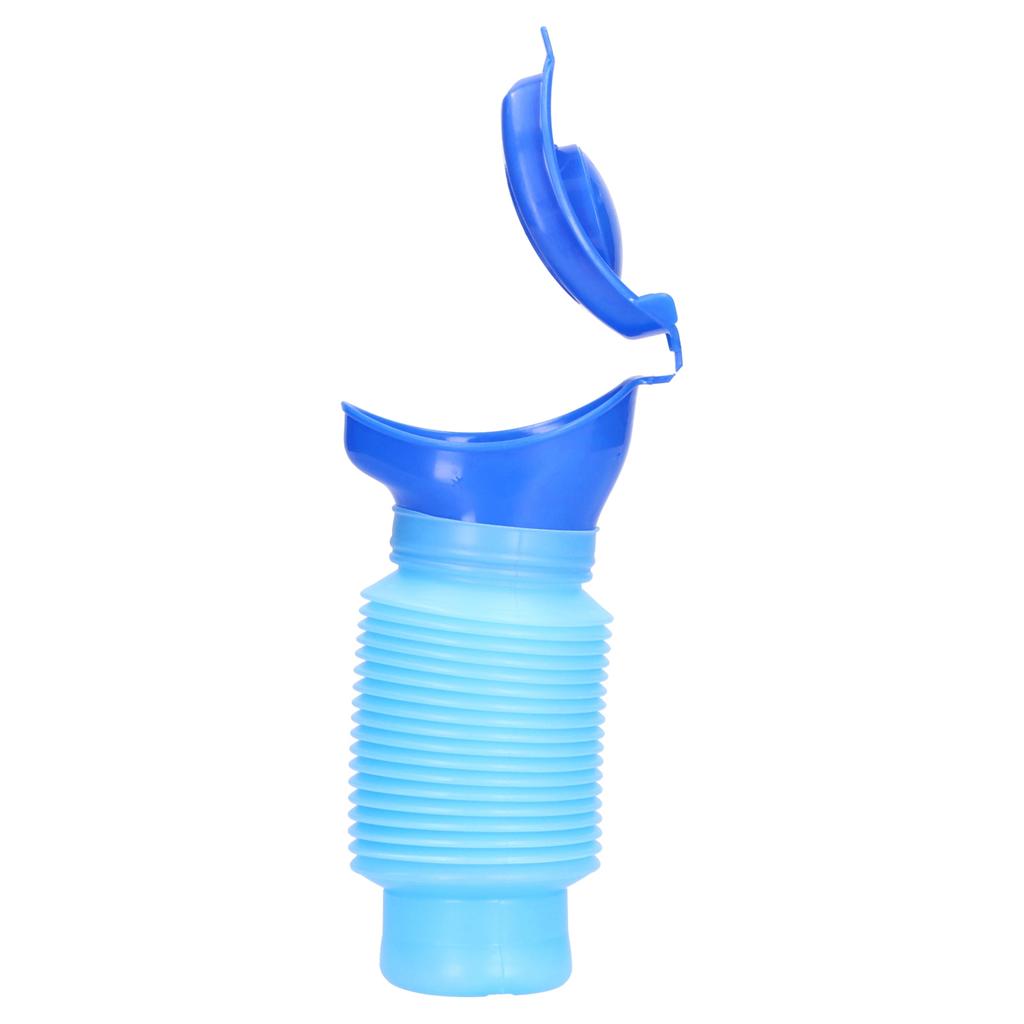 Portable Urine Bottle Reusable Unisex Foldable Stretch Urinal Toilet Potty for Travel Camping