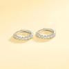 Simple And Exquisite Earrings For Women, Daily Matching Fashion Jewelry, Inlaid With Zircon Small Jewelry