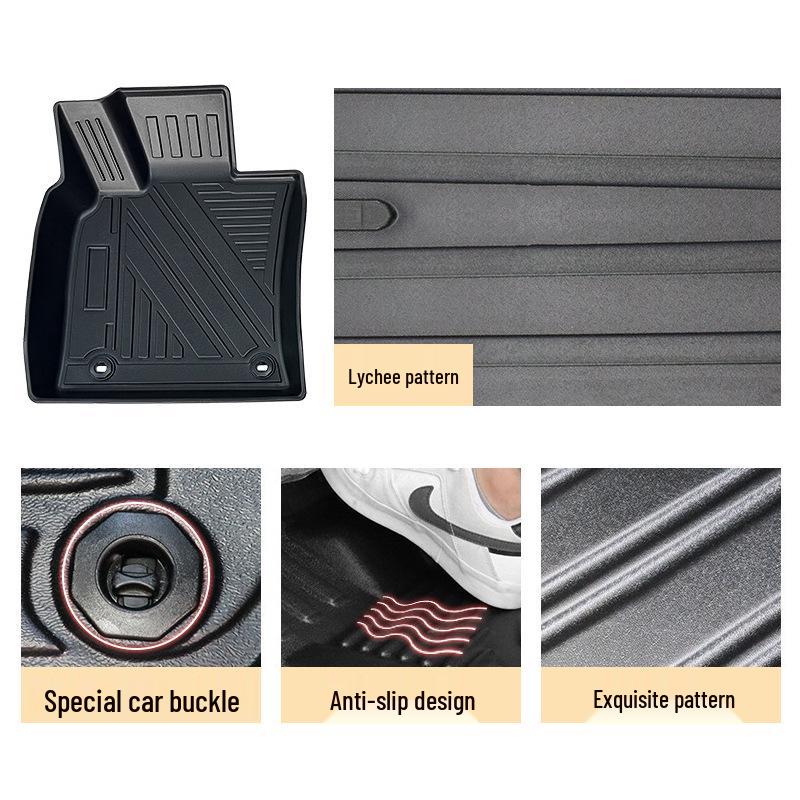 TPE Floor & Trunk Mats for 03-09 Toyota Prado FJ120/Lexus GX470