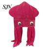Accessori Divertenti per Photo Booth Cappello Polpo con Tentacoli, Cappello Peluche Creativo per Festa Cosplay Costume Morbido in Flanella e Fotografia, Copricapo Novità