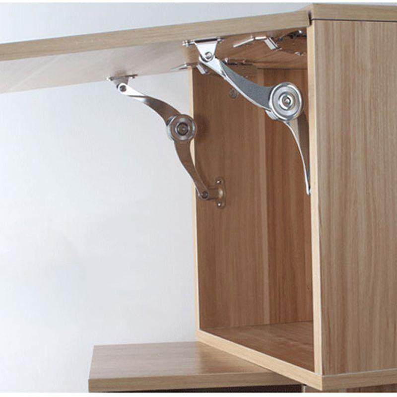 Hydraulic Randomly Stop Hinges Furniture Adjustable Cabinet Support Rods Stop Spring Hardware Lift Up Flap Stay Door Hinge