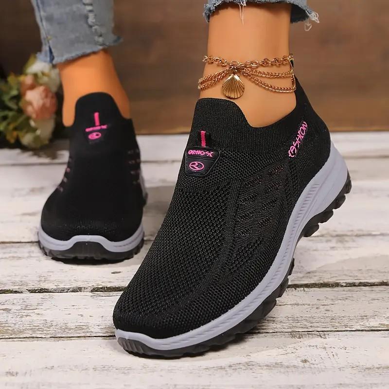 Fashion Breathable Slip On Walking Shoes for Women 2025 New Comfortable Soft Sole Fashion Sneakers Woman Anti Slip Casual Sports Shoes