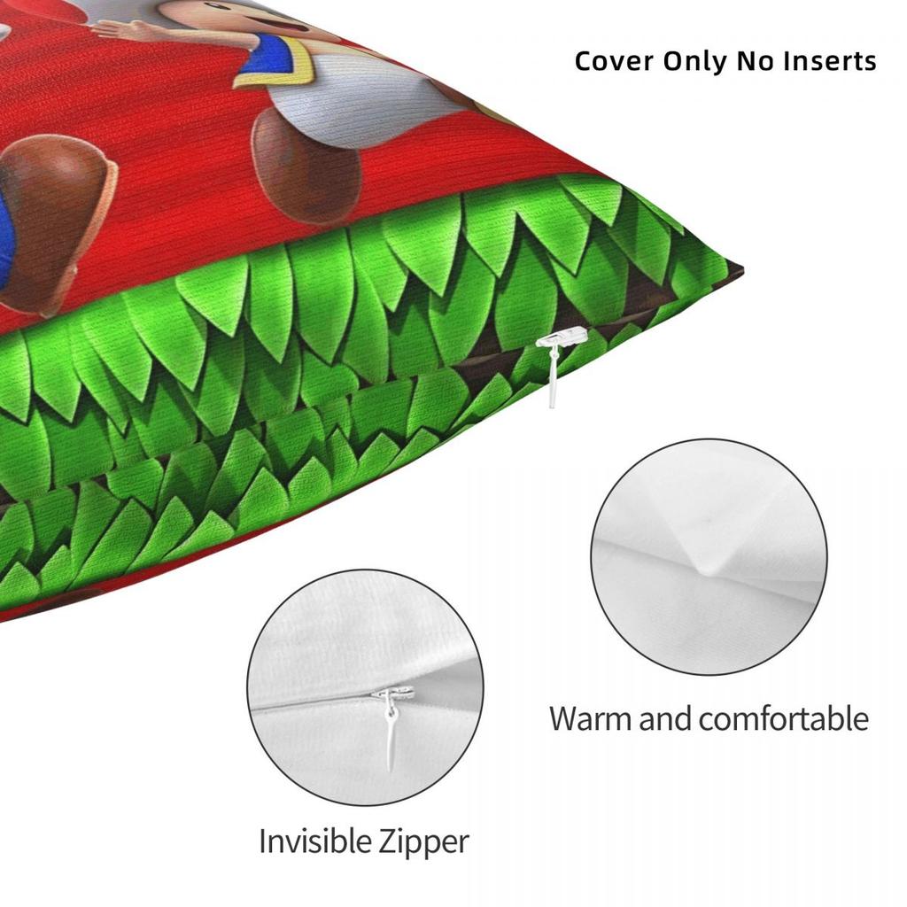Super Marios Game Pillow Cases Cushion Cover Awesome Polyester Decorative Throw Pillow Case Cover for Sofa 40*40cm